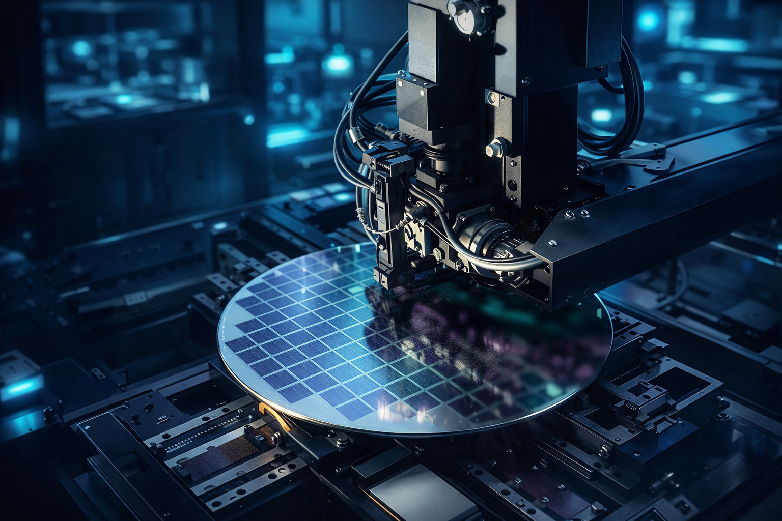 Wafer Inspection Beam Positioning Module